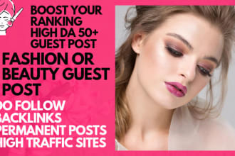 do fashion,model,lifestyle blog on high da