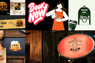 design bakery, foods, cafe or restaurant logo design