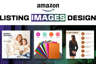 design amazon product listing images and ebc