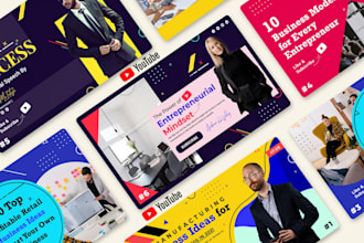 design attractive and eye catching thumbnail