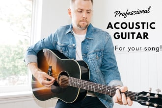 be your professional acoustic guitar player