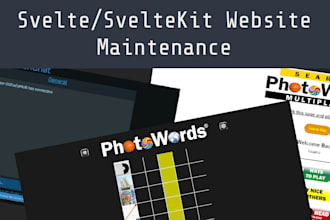maintain your sveltekit or HTML frontend site