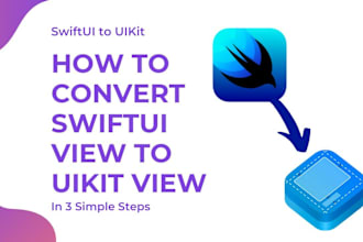 convert your ios app design into swiftui or uikit
