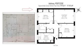 redraw floor plan for real estate agents, property manager