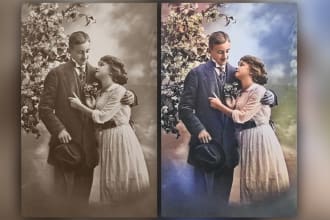 colorize any black and white photos