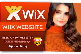 build wix website, design wix website, redesign wix studio website