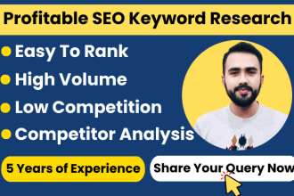 do profitable SEO keyword research and competitor analysis through ahref semrush
