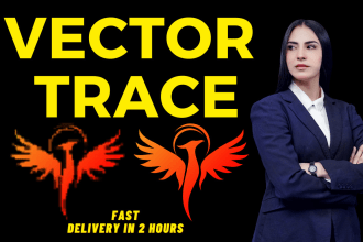 do vector tracing, image to vector ,convert logo to vector