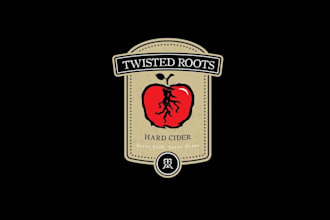 design laudable inspirational hard cider company logo