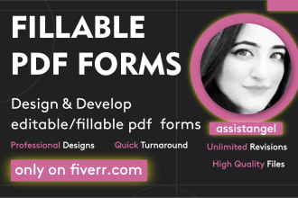 create fillable pdf form or design your pdf form