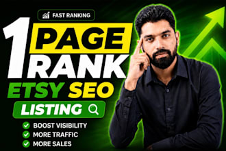 optimize etsy SEO listings to rank on top and boost etsy sales