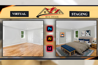 do virtual staging and virtual renovation on property
