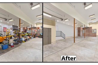 declutter, item, or furniture removal for real estate photos