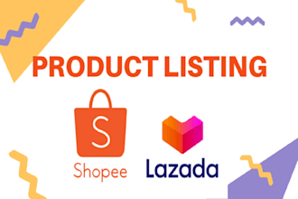 professional shopee and lazada product listing creation and optimization