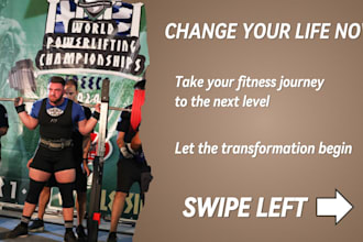 be your online personal trainer to achieve your fitness goals