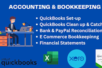 do accounting and bookkeeping in quickbooks online and xero
