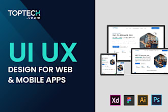 design a professional UI UX prototype for web or mobile app