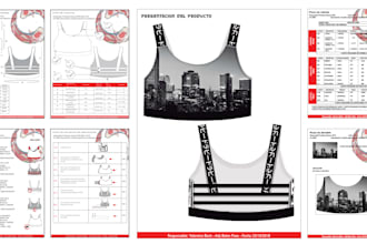 fashion tech packs, technical sketches, design detail sheets