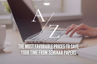 write seminar works and make powerpoint presentations
