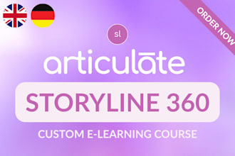 create custom articulate storyline elearning courses in german