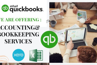 do bookkeeping by using odoo,sage,xero,quickbooks,wave,zoho books