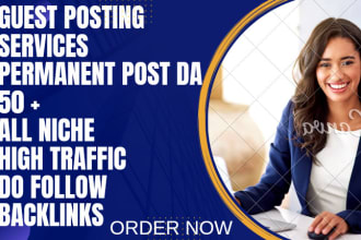 provide exclusive guest posting for niche specific websites