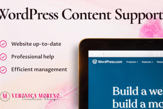 provide wordpress content support
