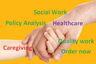 write quality social work, policy analysis mental health disorders