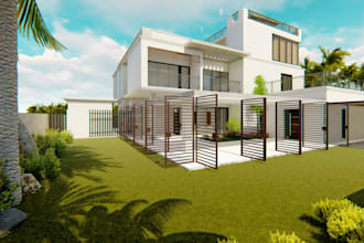 render architectural model in lumion