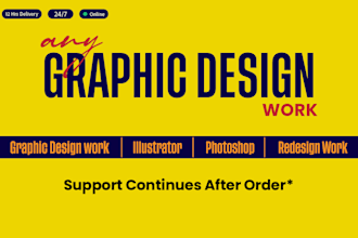 do impressive photoshop work, adobe illustrator work, graphic design