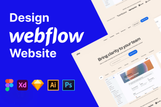convert your design into webflow responsive website