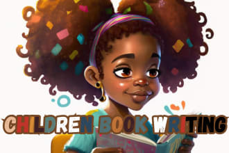 write or edit children story book, children book writer, kids story book, writer