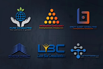 do financial insurance, consulting, business marketing logo