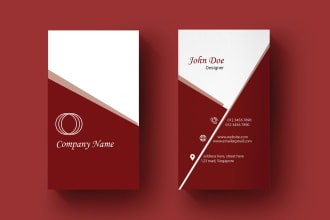 do minimalist, professional and stylish business card design