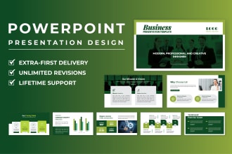 design a professional powerpoint presentation and google slides