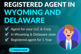 be your registered agent in delaware or wyoming