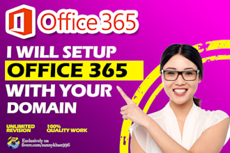 setup office365 email with your business domain an 1 hour