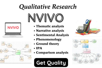 do qualitative data analysis by using nvivo and report writing