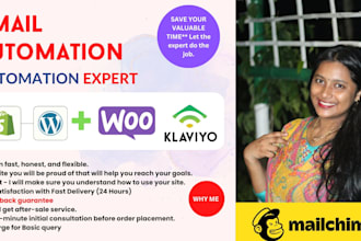setup mailchimp woocommerce automation klaviyo or mailerlite automation