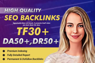 provide high da dr tf contextual dofollow quality backlinks for off page seo