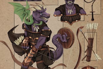 draw your dnd character sheet