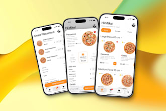 design modern app design, mobile app in figma