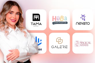 design a clean and modern minimalist logo for your brand