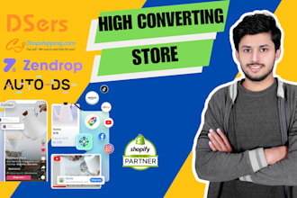 create shopify dropshipping store via dsers spocket zendrop