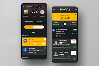 develop fantasy sport app, sport bet app, fantasy football app