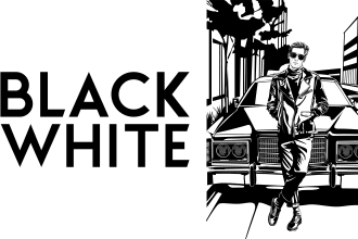 draw illustrations in my unique black and white style