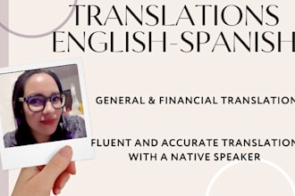 provide flawless translations as a spanish native speaker