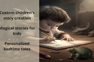 write custom kids stories to spark imagination