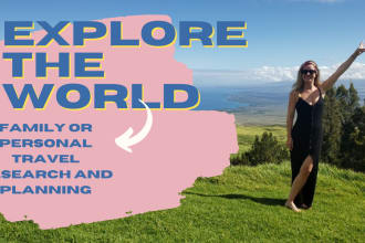 research first time travel and create a custom travel guide
