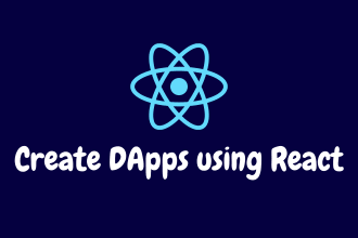 create dapps using react